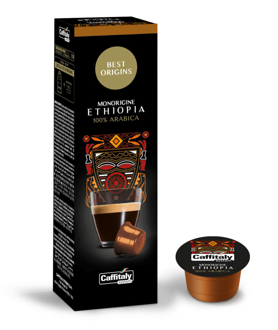 10 Capsule Caffè Monorigine Etiopia Caffitaly